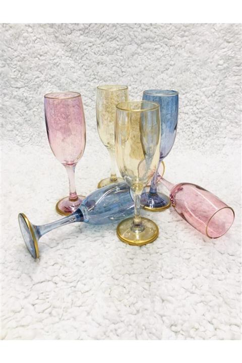 Paşabahçe Kahve Yanı Su Bardağı Kadeh 6 Kişilik Renkli 190cc Lav Markalıdır.