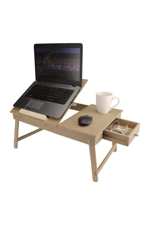 Okutan Hobi Laptop Sehpası Ayarlanabilir Ahşap