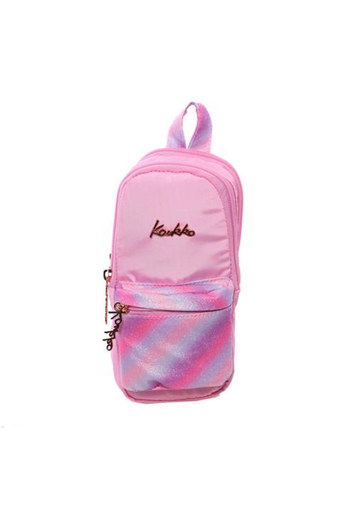 KAUKKO Magical Junior Bag Kalem Çantası Simli-pembe K2203
