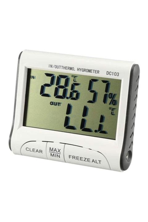 Class Dc-103 Dijital Termometre Sıcaklık Nem Ölçer Iç ve Dış Ortam