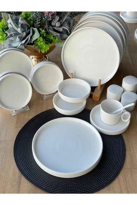 ROSSEV Kahvaltı Takımı Pure Holly 35 Parça 6 Kişilik