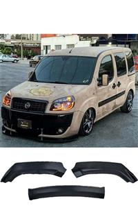 Modern Garaj Fiat Doblo Ön Tampon Eki Doblo 3 Parça Kanatlı Lip Doblo Ön Ek