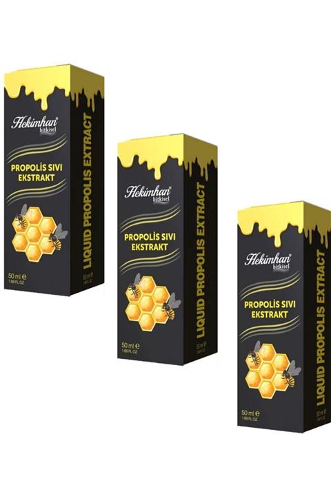 Hekimhan Propolis Sıvı Ekstrakt 3 Adet X 50 ml.