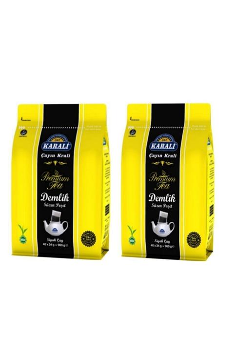 Karali Çay Karali Premium Demlik Poşet Çay 40 Adet X 24 Gr. 2 Adet