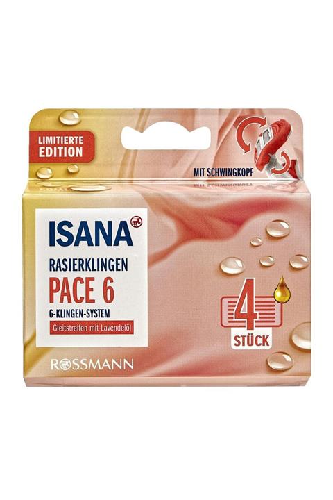 ISANA Yedek Tıraş Bıçağı 6 Bıçaklı 4'lü