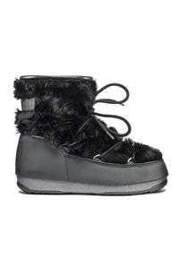 MOON BOOT Monaco Low Fur Wp 2 Kadın Kar Botu Siyah 24009700