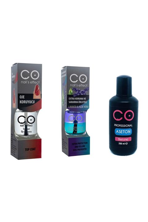 CO Nail's Effect Co Oje Koruyucu Extra Koruma Sararma Önleme Aseton
