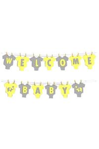 Colorofstory Welcome Baby Bebek Body Banner