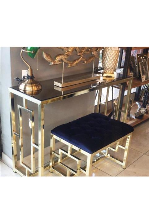 LA BELLA HOME Dresuar Gold Metal Ayaklı