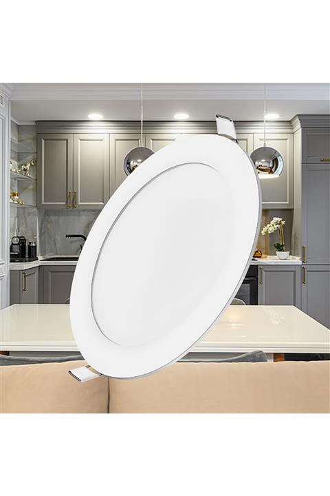 Apliqa 12w Panel Led Sıva Altı 4000k(gün Işığı-ılık Beyaz)