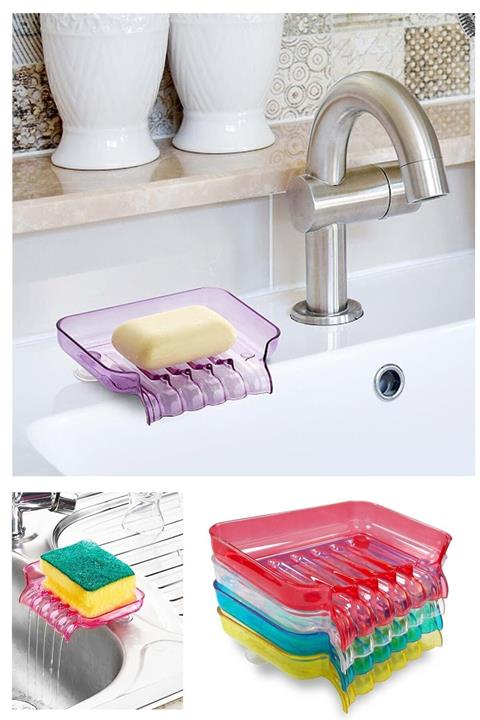 İndirimKap Su Kanallı Vakumlu Sabunluk