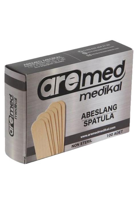 AREMED Tahta Abeslang Boğaz Çubuğu 200 Adet