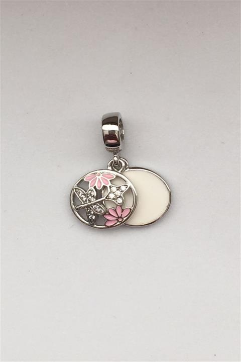 CHARM TO CHARM Tüm Markalar Ve Pandora Bilekliklerine Uyumlu Yusufçukla Kelebeğin Dansı Charm