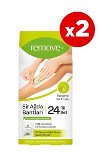 remove 24'lü Sir Ağda Bantları Inatçı Ve Sık Tüyler X2 Adet