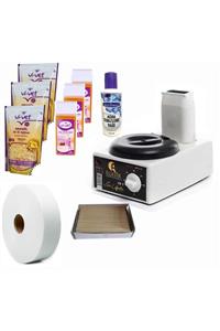 Vivet 1+1 Ağda Makinesi+3x250ml Naturel Boncuk Ağda Seti