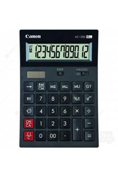 Canon Hesap Makinesi 12 Haneli As-1200