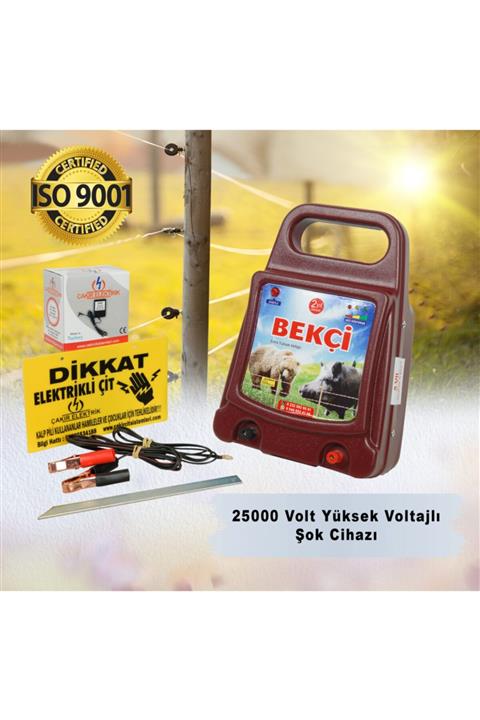 BEKÇİ 25 Bin Volt Tse Belgeli Şok Cihazı