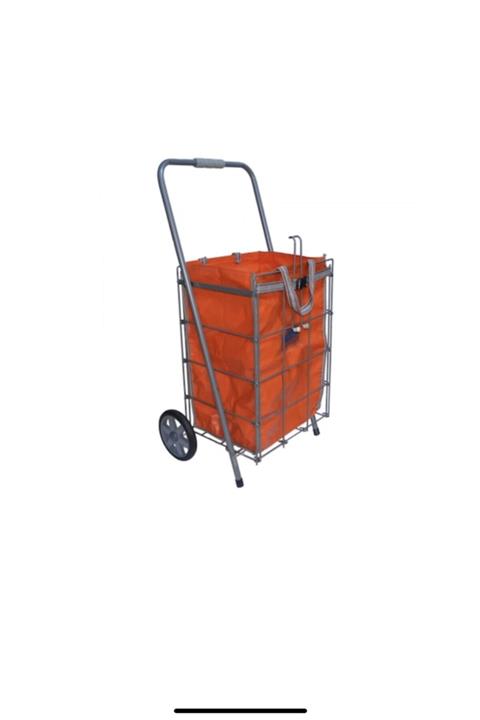 telci Turuncu Kalın Telli Pazar Arabası