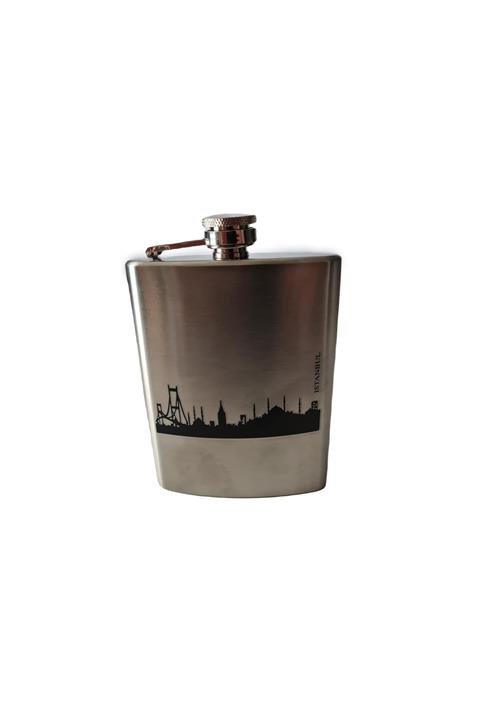 TBek Çelik Cep Matarası 7 Oz Istanbul