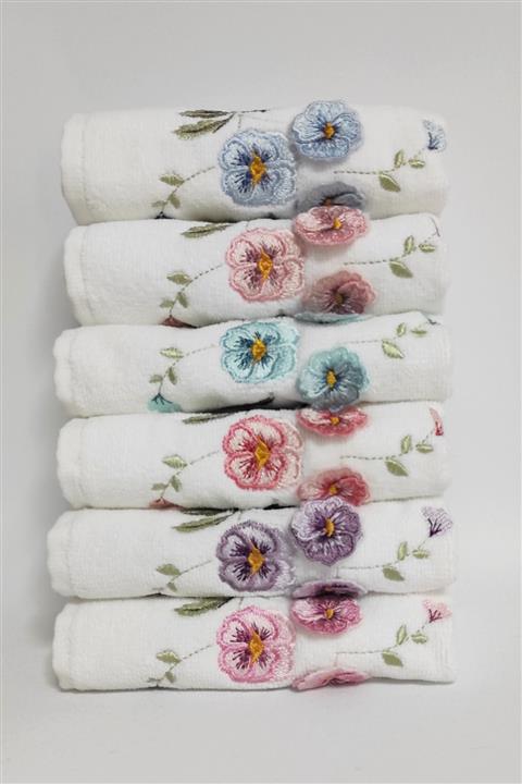 Şelale İnci Desen 30x50cm Üç Boyutlu Mutfak Havlusu 6'lı