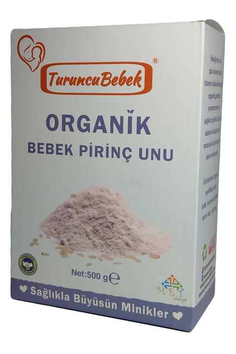 Turuncu Bebek Organik Bebek Pirinç Unu (500gr) Vakumlu Paket