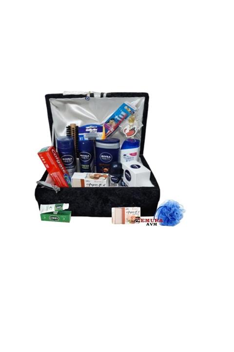 Nivea Damat Bohçası -erkek Bakım Seti - Damat Çeyiz Sandık Nişan Bohça Seti