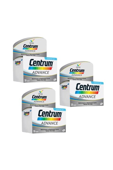 Centrum Advance Multivitamin 30 Tablet 3'lü Paket