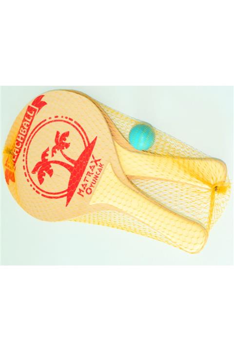 Oyuncak Köşkü Kahverengi Beachball Raketi