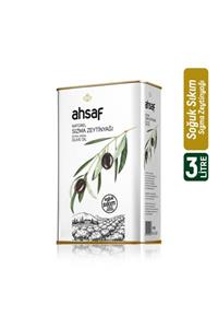 Ahsaf Soğuk Sıkım Naturel Sızma Zeytinyağı 3 Lt