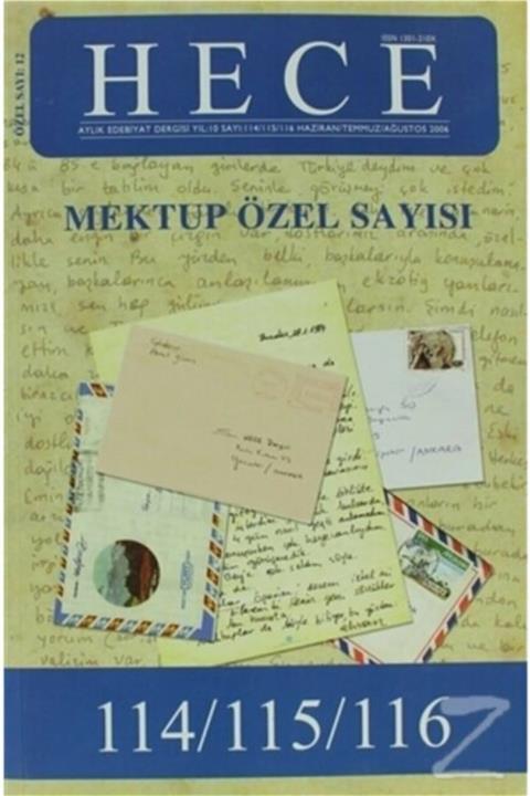 Hece Yayınları Dergi Hece Dergisi - Mektup Özel Sayısı ( Sayı 114,115,116 )
