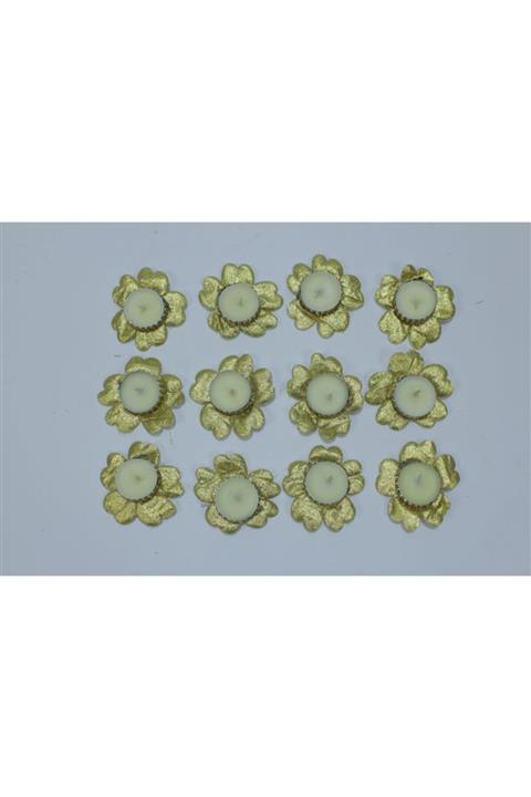 Hobi Evim 12'li Sarı Renkli Kına Gecesi Nedime El Mumu