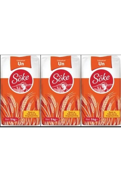 Söke 3 Adet Un 5 kg -Toplam 15 Kg