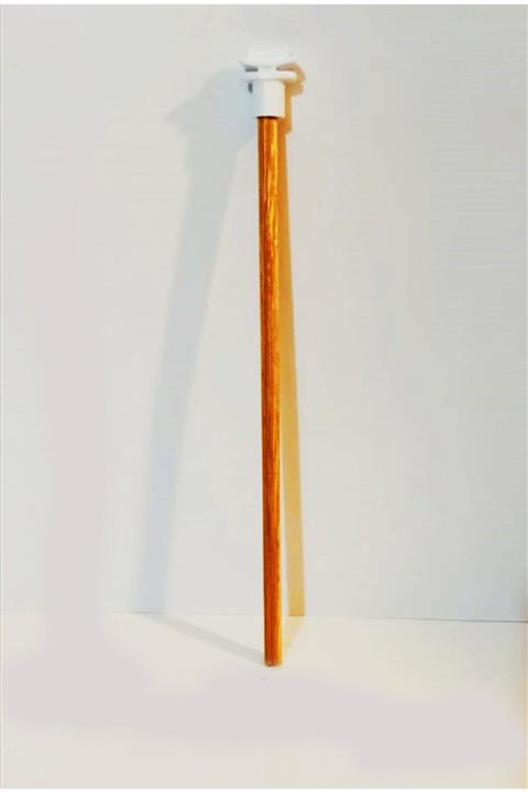 HEKİM PET 25 Cm Plastik Başlıklı Ahşap Tahta Tünek 1.sınıf Sarf Malzemeden 1 Adet 10mm