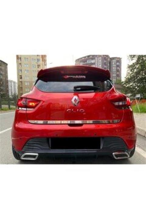 efbgarage Renault Clio 4 2012 Difüzör Sport-egzoz Ucu (krom) Piano Black