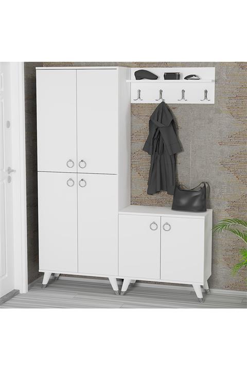 Kalender Dekor Sonia-1-4 Sn01 Ayakkabılık Vestiyer Portmanto