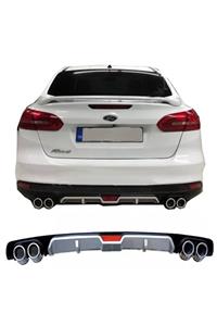 carlone Ford Focus 3 Uyumlu Difüzör Arka Tampon Eki