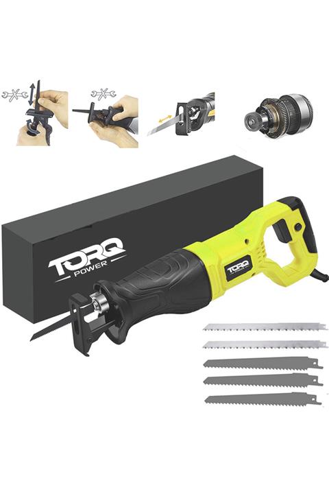 TORQ POWER Tx3800 W Otomatik Şanzuman Tilki Kuyruğu Kemik Kesim Makinesi 5 Adet Bıçak Hediyeli