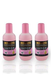 Lalune Professional Oje Çıkarıcı Aseton 100 ml Pembe 3 Adet 8680407130436-3