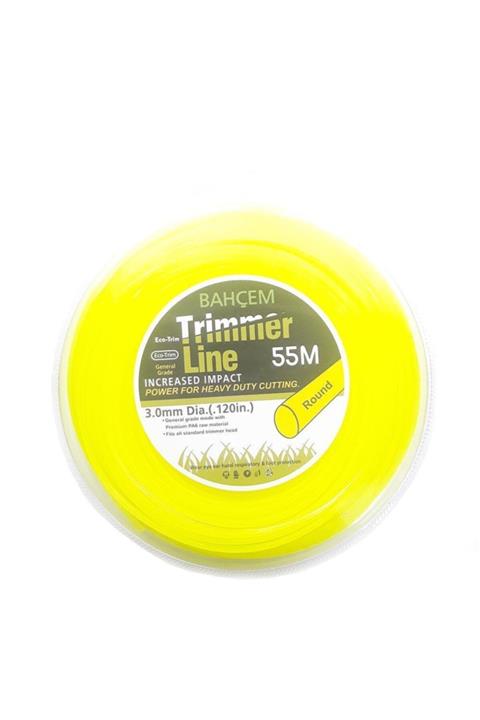 Bahçem Trimmer Line Yuvarlak Misina 3.0 Mm 55 Mt