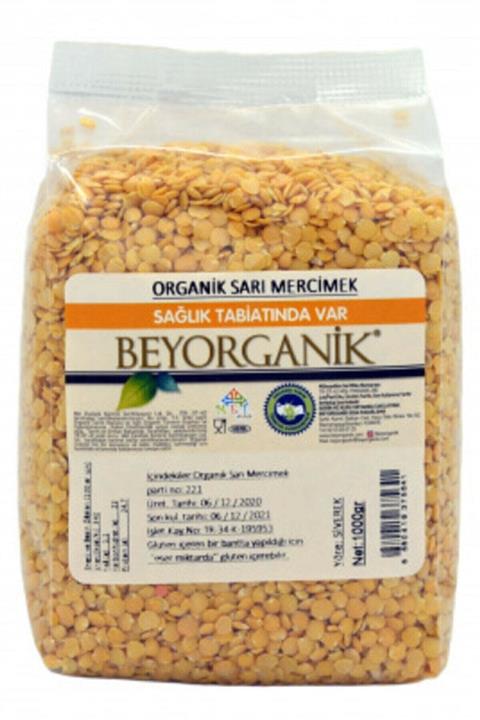 BEYORGANİK Organik Sarı Mercimek