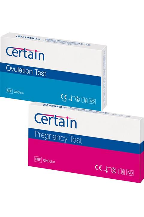 Certain 43 Adet Ovulasyon + 3 Adet Gebelik Testi