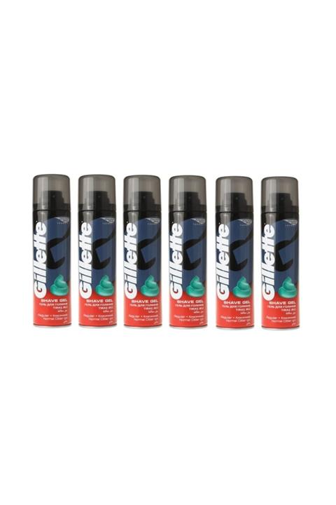 Gillette Tıraş Jeli Normal 200 ml 6 Lı Set