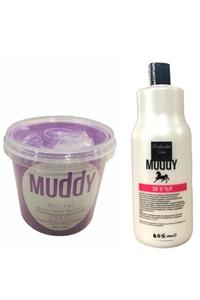 Muddy Dust Free Vıolet Açıcı 1000 Gr. Ve 30 Volume % 9 Oksidan 1000 Gr.