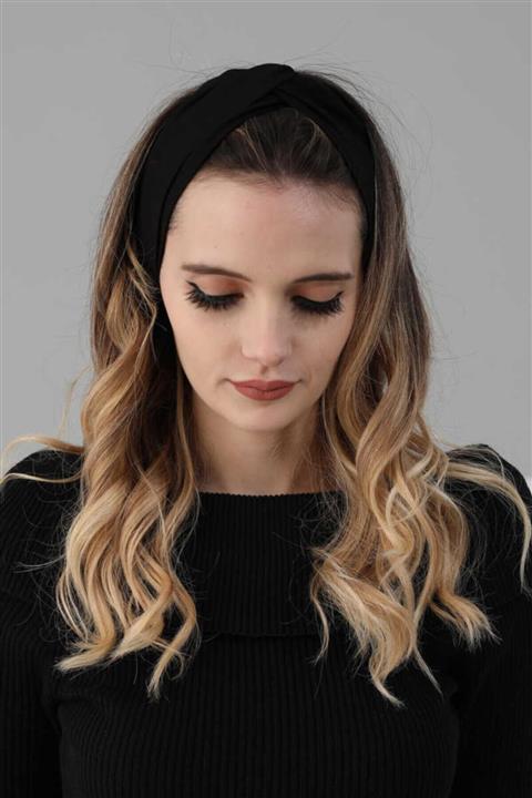 Ayşe Tasarım Kadın Siyah Bandana