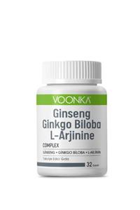 Voonka Ginseng Ginkgo Biloba L-arginine 32 Kapsül