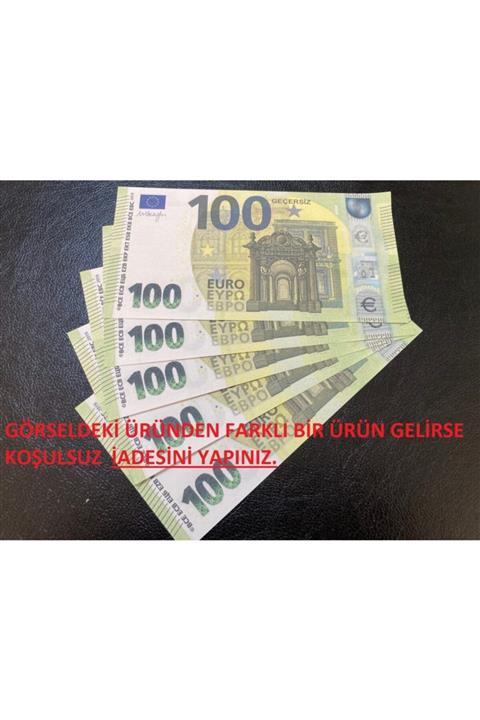 AYKAR HEDİYELİK 500 Adet 100 Euro Geçersiz Dizi Film Video Tiktok Düğün Çekimi