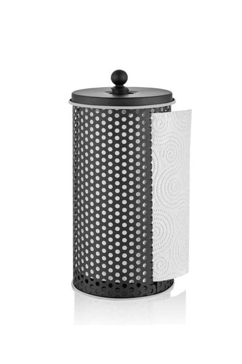 The Mia Havlu Peçetelik 30x14 Cm Siyah&gri Dst0018