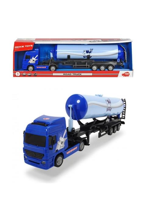 Dickie Toys Şehir Araçları Uzun Yol Tırıları Süt Taşıyıcı