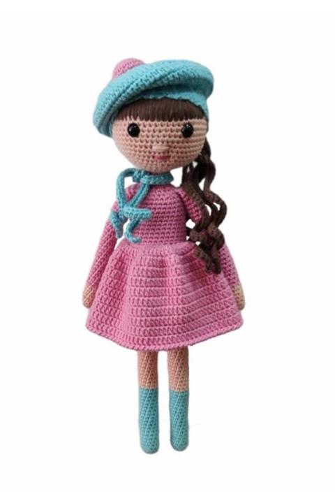 OYUNCAKPARK Pembe Turkuaz Güz Bebek Amigurumi Organik Oyuncak
