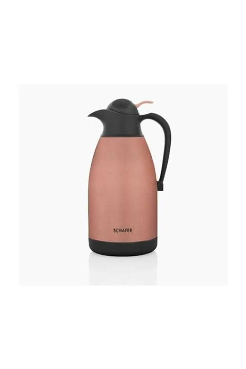 Schafer Antibakteriyel Kitchen House Çelik Termos - 2 lt Goldrose